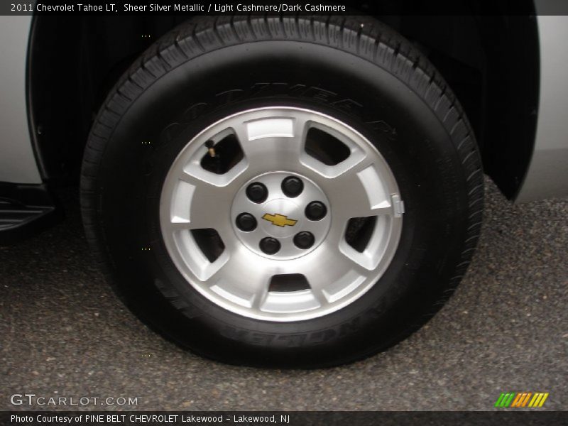 Sheer Silver Metallic / Light Cashmere/Dark Cashmere 2011 Chevrolet Tahoe LT