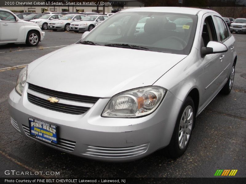 Silver Ice Metallic / Ebony 2010 Chevrolet Cobalt LT Sedan