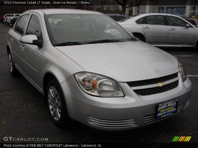 Silver Ice Metallic / Ebony 2010 Chevrolet Cobalt LT Sedan