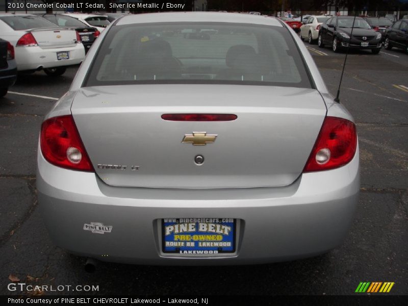 Silver Ice Metallic / Ebony 2010 Chevrolet Cobalt LT Sedan