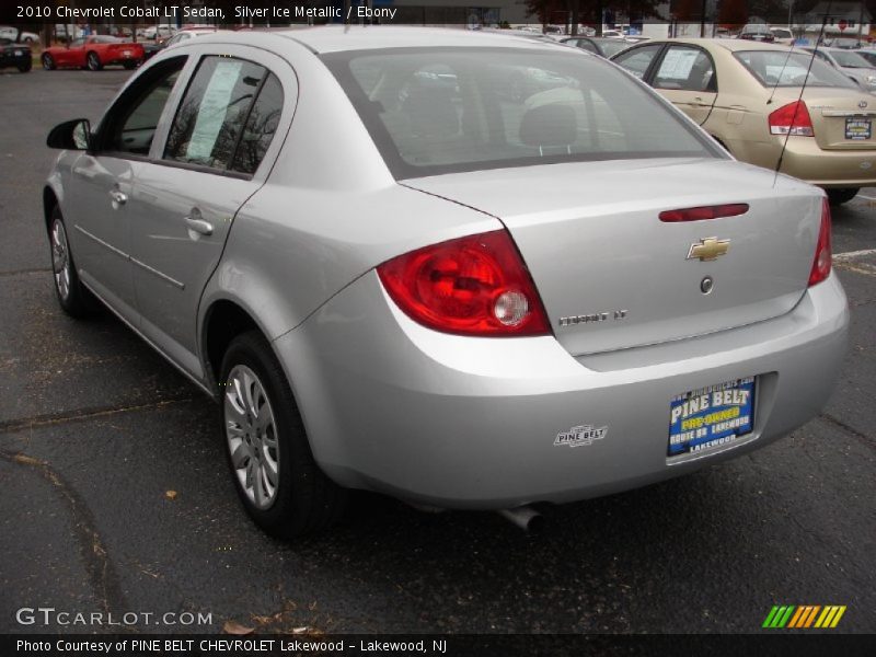 Silver Ice Metallic / Ebony 2010 Chevrolet Cobalt LT Sedan