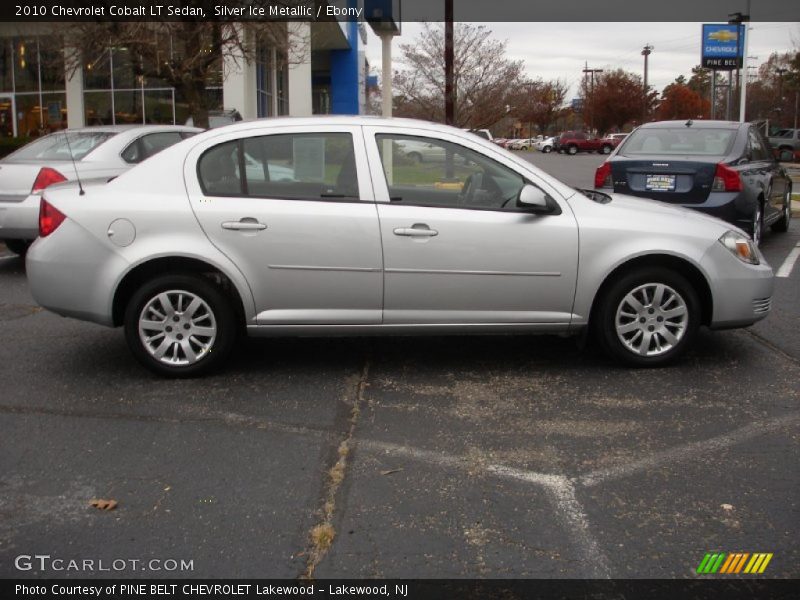 Silver Ice Metallic / Ebony 2010 Chevrolet Cobalt LT Sedan