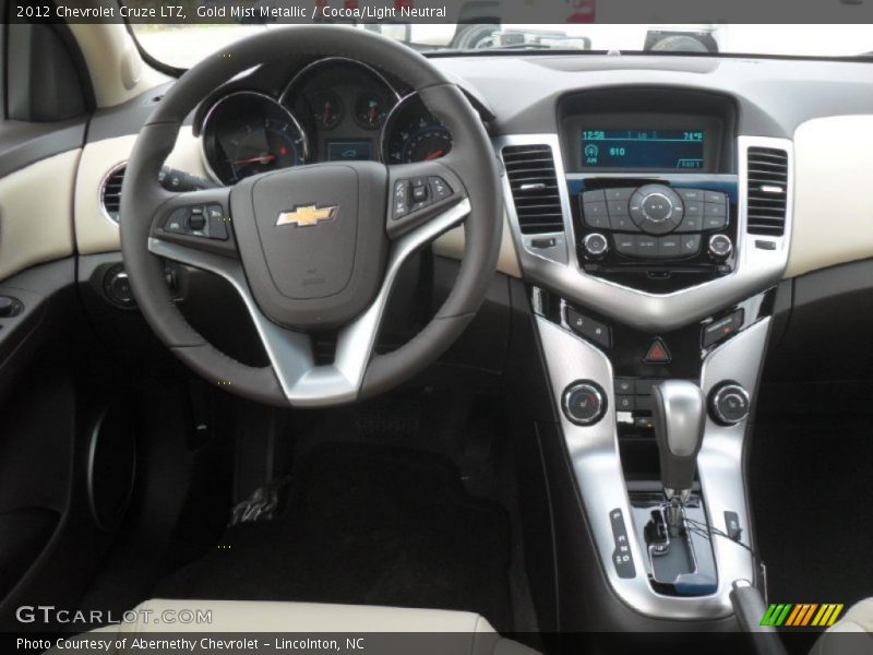 Dashboard of 2012 Cruze LTZ