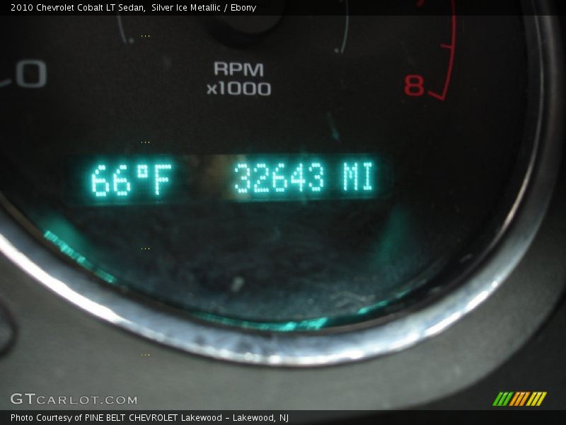 Silver Ice Metallic / Ebony 2010 Chevrolet Cobalt LT Sedan