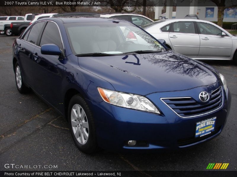 Blue Ribbon Metallic / Ash 2007 Toyota Camry XLE V6