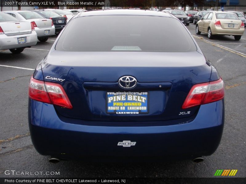 Blue Ribbon Metallic / Ash 2007 Toyota Camry XLE V6