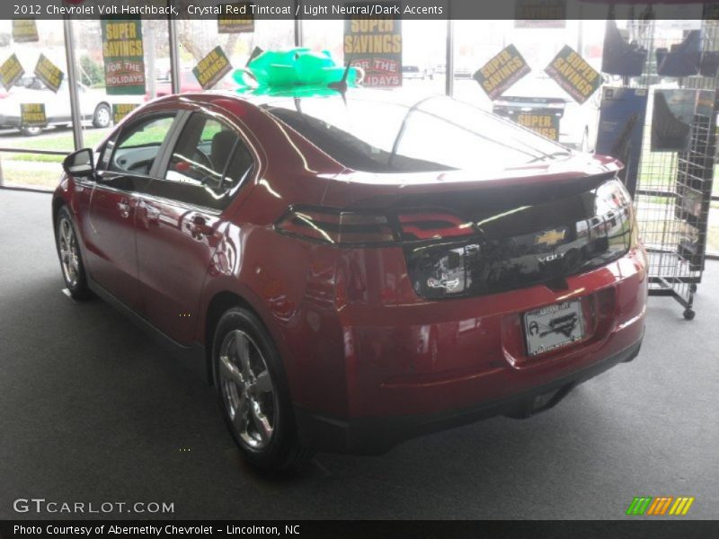 Crystal Red Tintcoat / Light Neutral/Dark Accents 2012 Chevrolet Volt Hatchback