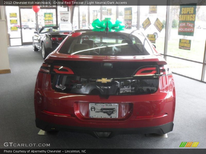 Crystal Red Tintcoat / Light Neutral/Dark Accents 2012 Chevrolet Volt Hatchback