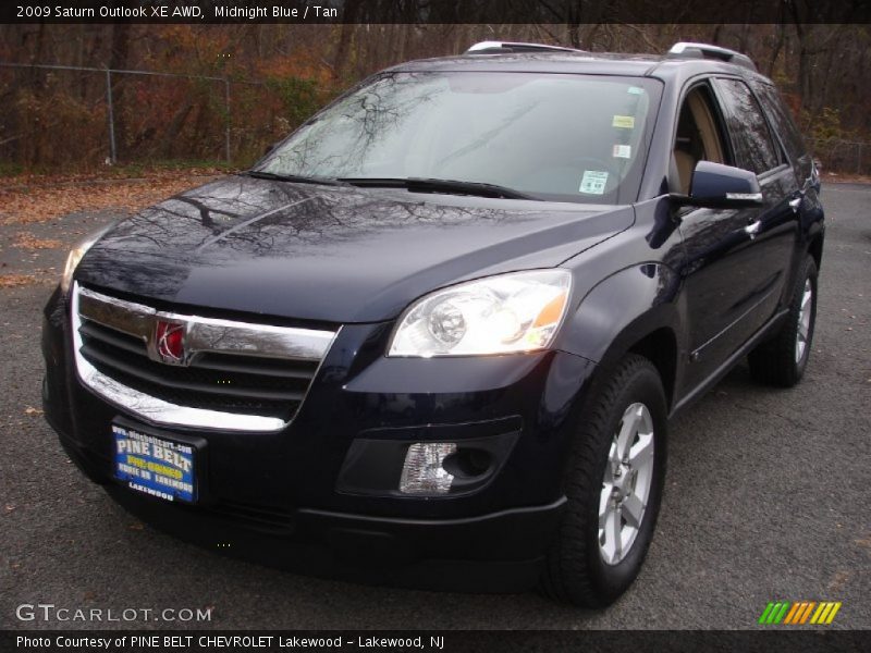 Midnight Blue / Tan 2009 Saturn Outlook XE AWD