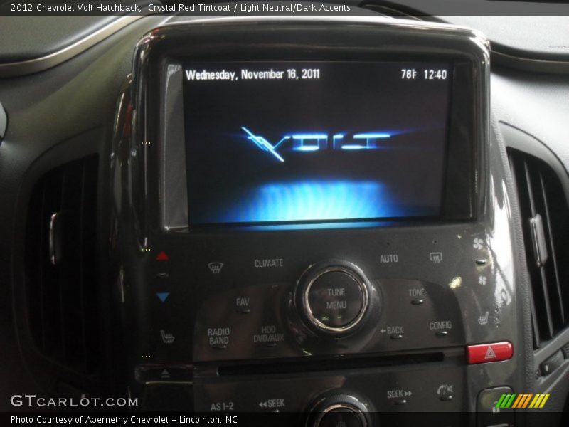 Crystal Red Tintcoat / Light Neutral/Dark Accents 2012 Chevrolet Volt Hatchback