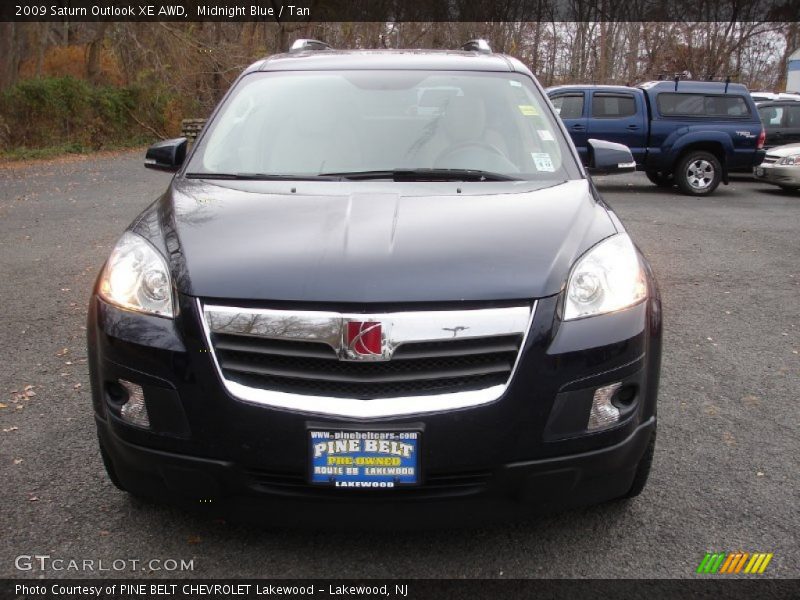 Midnight Blue / Tan 2009 Saturn Outlook XE AWD