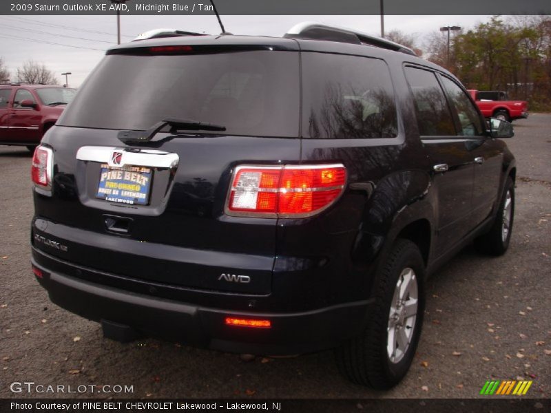 Midnight Blue / Tan 2009 Saturn Outlook XE AWD