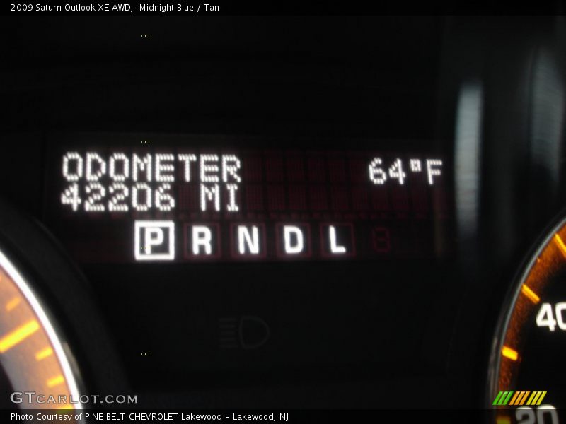 Midnight Blue / Tan 2009 Saturn Outlook XE AWD