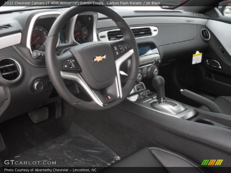 Jet Black Interior - 2012 Camaro LT 45th Anniversary Edition Coupe 