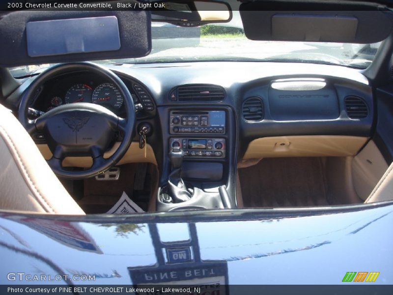 Black / Light Oak 2003 Chevrolet Corvette Convertible