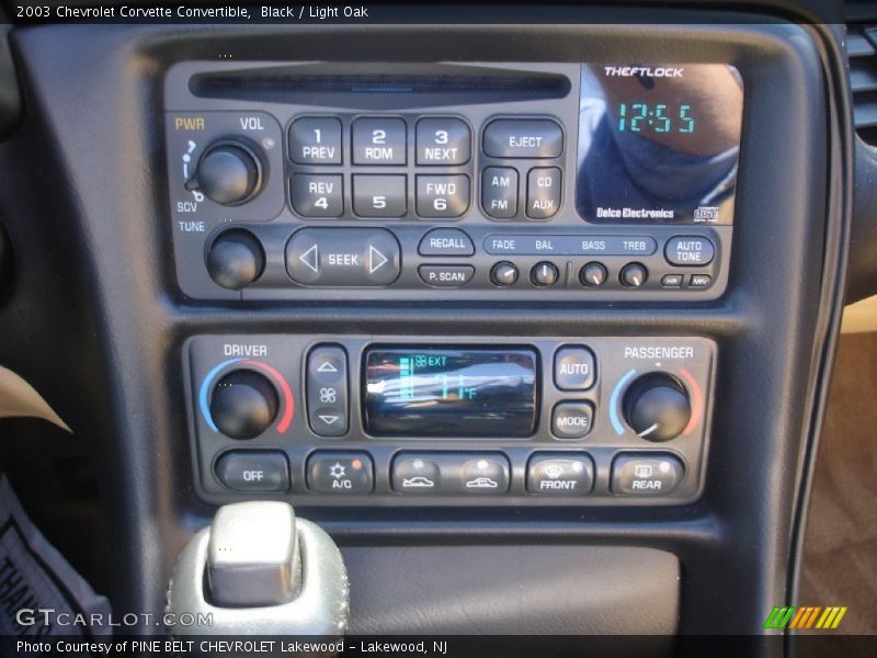 Black / Light Oak 2003 Chevrolet Corvette Convertible