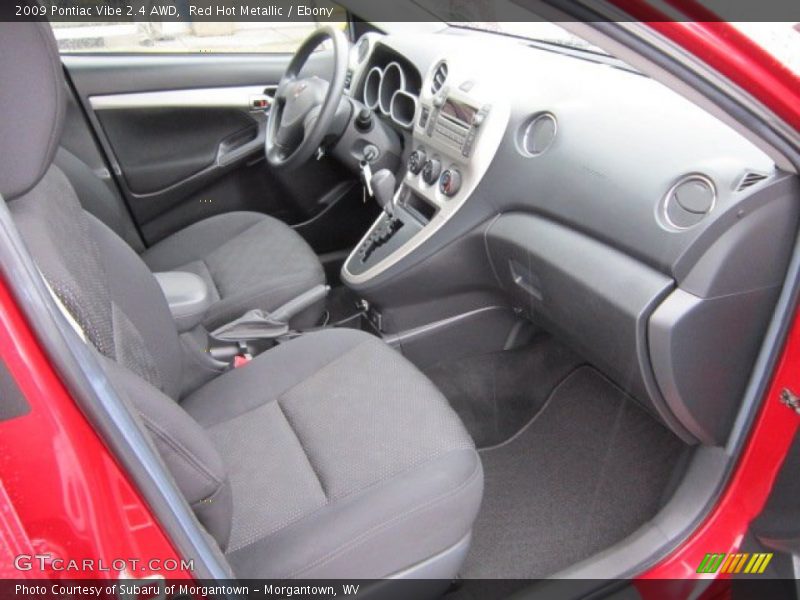 Red Hot Metallic / Ebony 2009 Pontiac Vibe 2.4 AWD