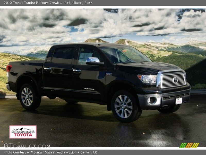Black / Black 2012 Toyota Tundra Platinum CrewMax 4x4