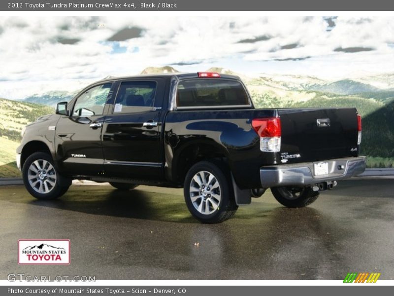 Black / Black 2012 Toyota Tundra Platinum CrewMax 4x4