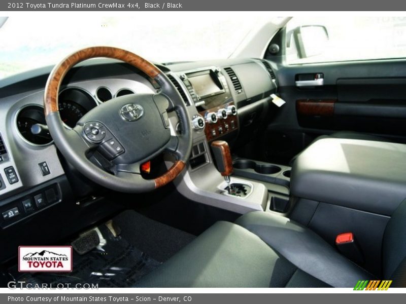 Black / Black 2012 Toyota Tundra Platinum CrewMax 4x4