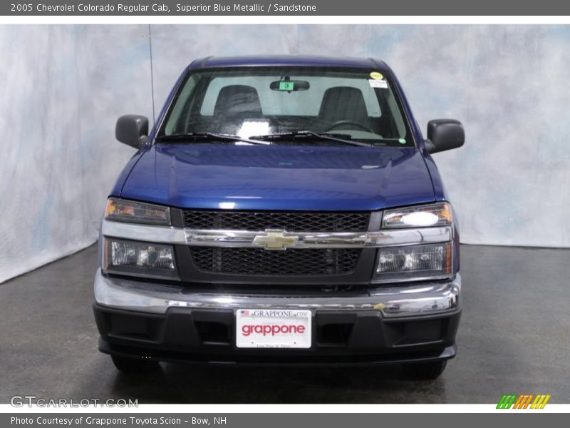 Superior Blue Metallic / Sandstone 2005 Chevrolet Colorado Regular Cab