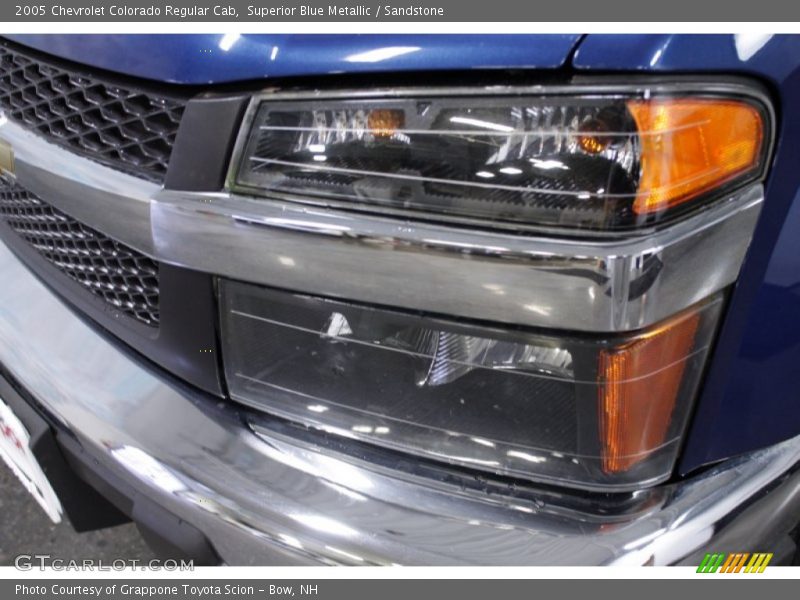 Superior Blue Metallic / Sandstone 2005 Chevrolet Colorado Regular Cab