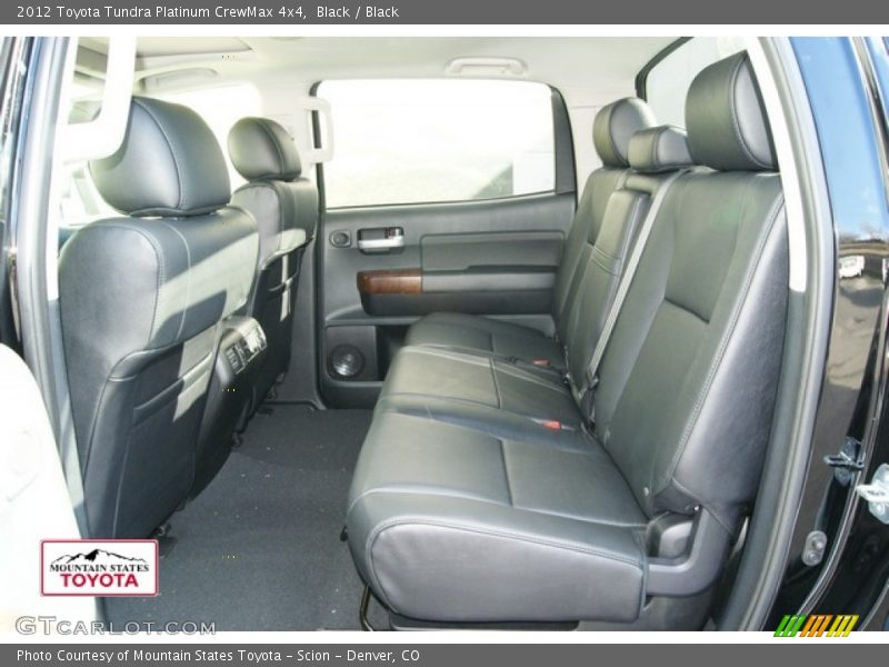 Black / Black 2012 Toyota Tundra Platinum CrewMax 4x4