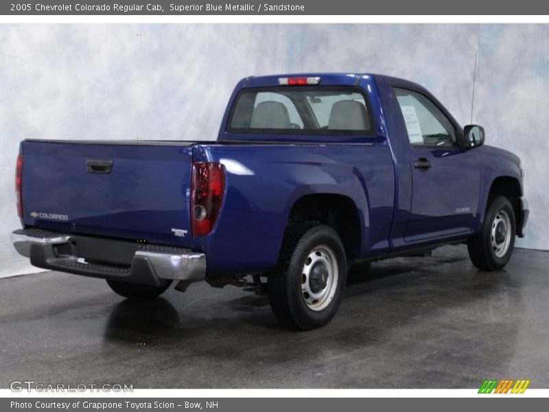 Superior Blue Metallic / Sandstone 2005 Chevrolet Colorado Regular Cab