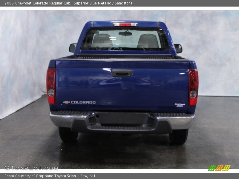Superior Blue Metallic / Sandstone 2005 Chevrolet Colorado Regular Cab