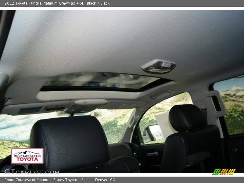 Black / Black 2012 Toyota Tundra Platinum CrewMax 4x4