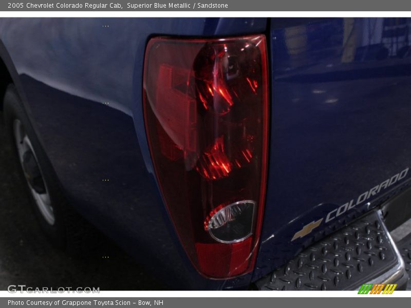 Superior Blue Metallic / Sandstone 2005 Chevrolet Colorado Regular Cab