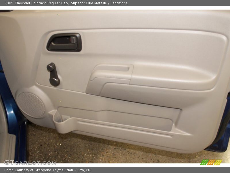 Superior Blue Metallic / Sandstone 2005 Chevrolet Colorado Regular Cab