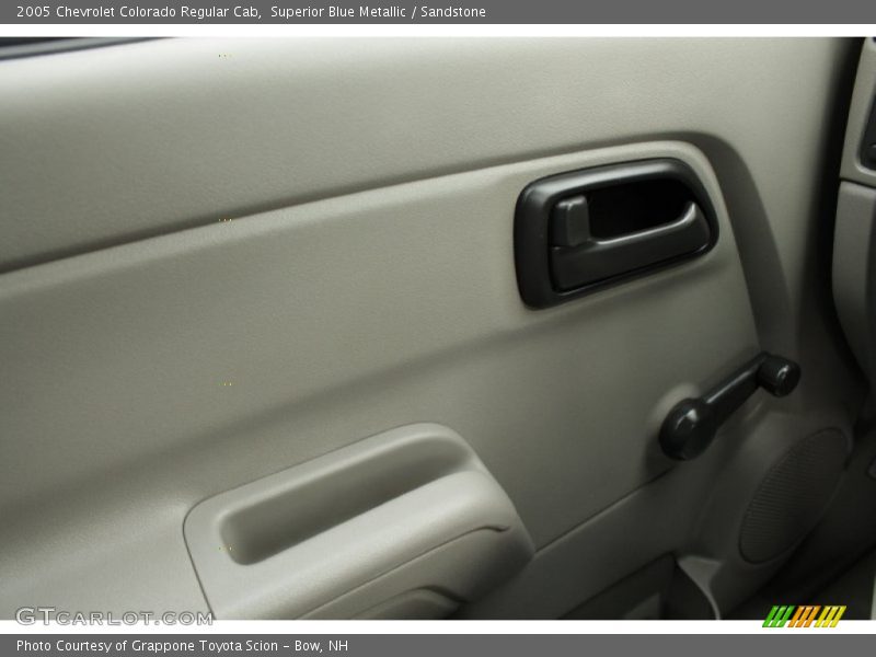 Superior Blue Metallic / Sandstone 2005 Chevrolet Colorado Regular Cab