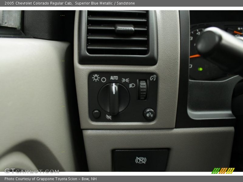 Superior Blue Metallic / Sandstone 2005 Chevrolet Colorado Regular Cab