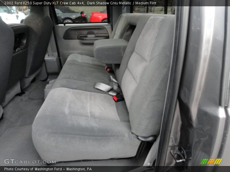 Dark Shadow Grey Metallic / Medium Flint 2002 Ford F250 Super Duty XLT Crew Cab 4x4