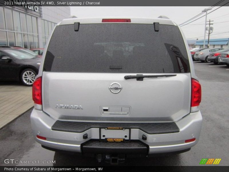 Silver Lightning / Charcoal 2011 Nissan Armada SV 4WD