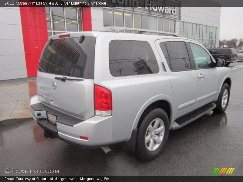 Silver Lightning / Charcoal 2011 Nissan Armada SV 4WD