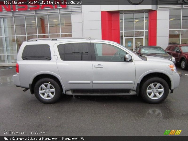 Silver Lightning / Charcoal 2011 Nissan Armada SV 4WD