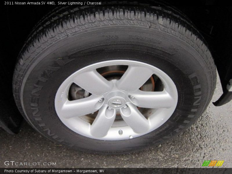 Silver Lightning / Charcoal 2011 Nissan Armada SV 4WD