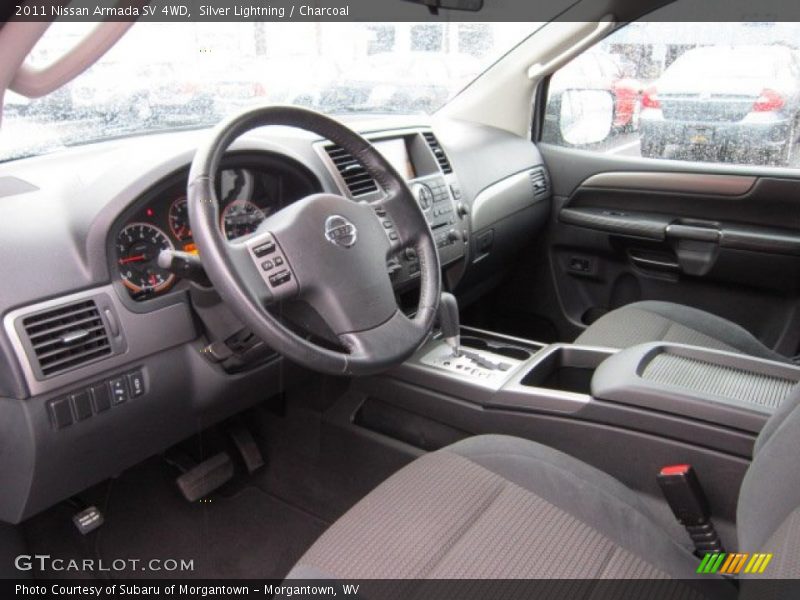 Silver Lightning / Charcoal 2011 Nissan Armada SV 4WD