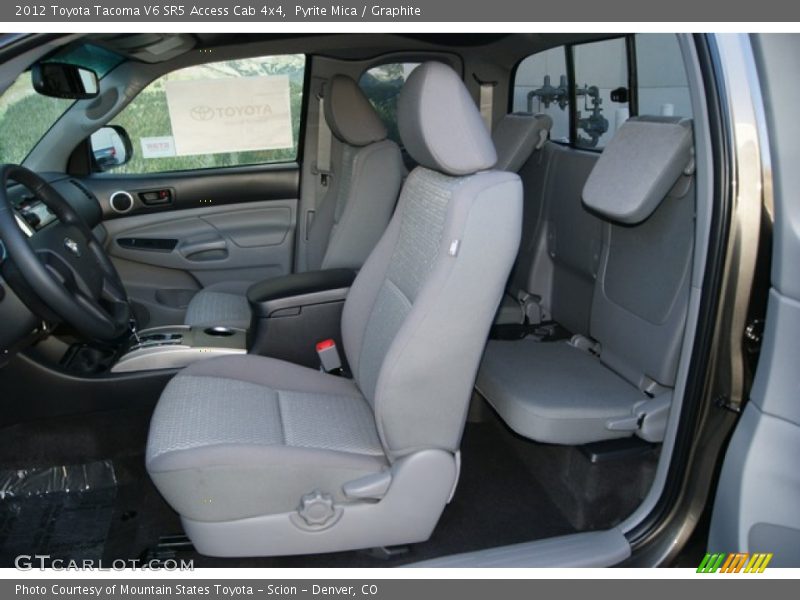  2012 Tacoma V6 SR5 Access Cab 4x4 Graphite Interior