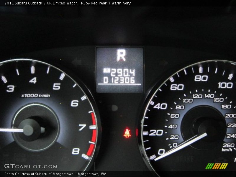 Ruby Red Pearl / Warm Ivory 2011 Subaru Outback 3.6R Limited Wagon