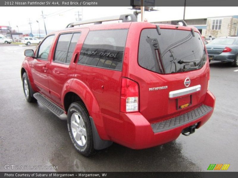 Red Brick / Graphite 2012 Nissan Pathfinder SV 4x4