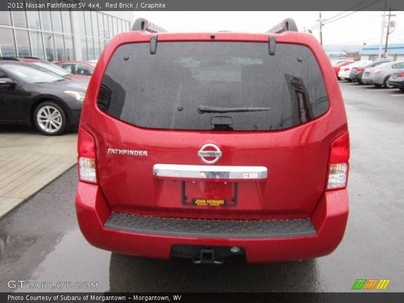 Red Brick / Graphite 2012 Nissan Pathfinder SV 4x4