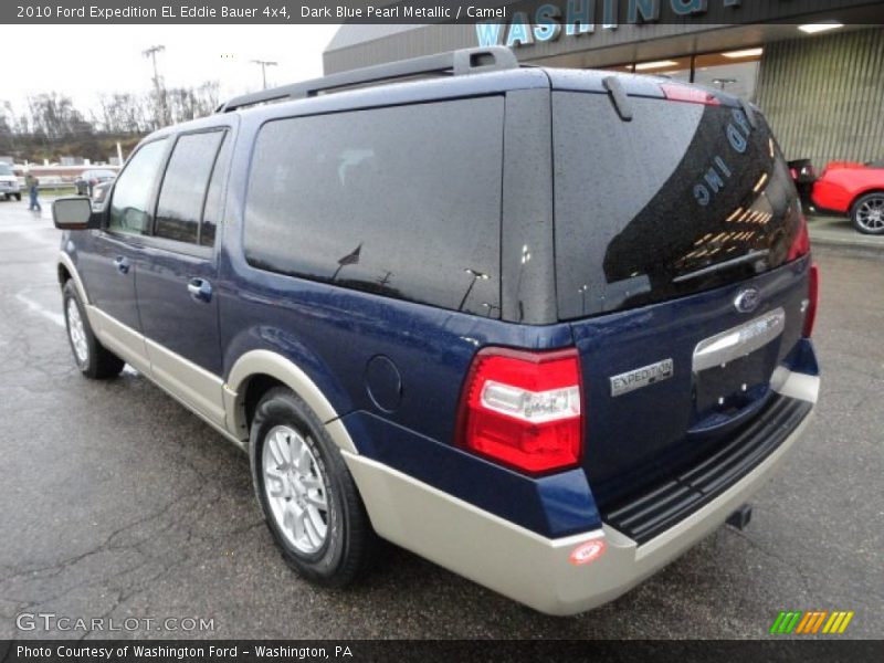 Dark Blue Pearl Metallic / Camel 2010 Ford Expedition EL Eddie Bauer 4x4