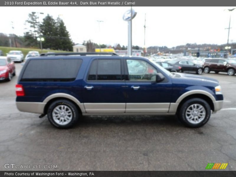 Dark Blue Pearl Metallic / Camel 2010 Ford Expedition EL Eddie Bauer 4x4