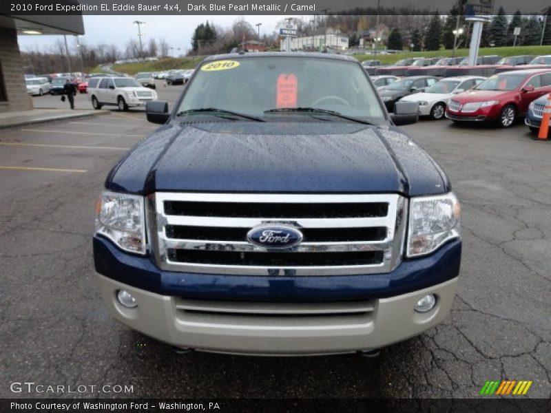 Dark Blue Pearl Metallic / Camel 2010 Ford Expedition EL Eddie Bauer 4x4