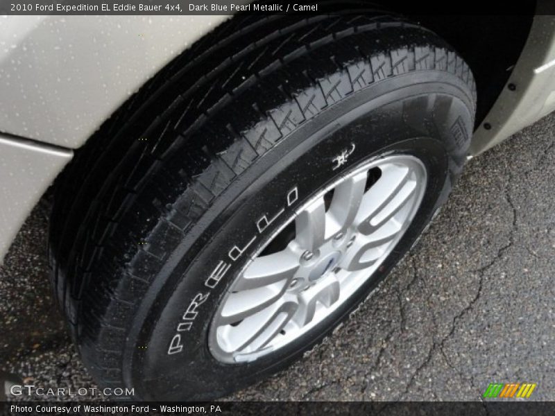 Dark Blue Pearl Metallic / Camel 2010 Ford Expedition EL Eddie Bauer 4x4