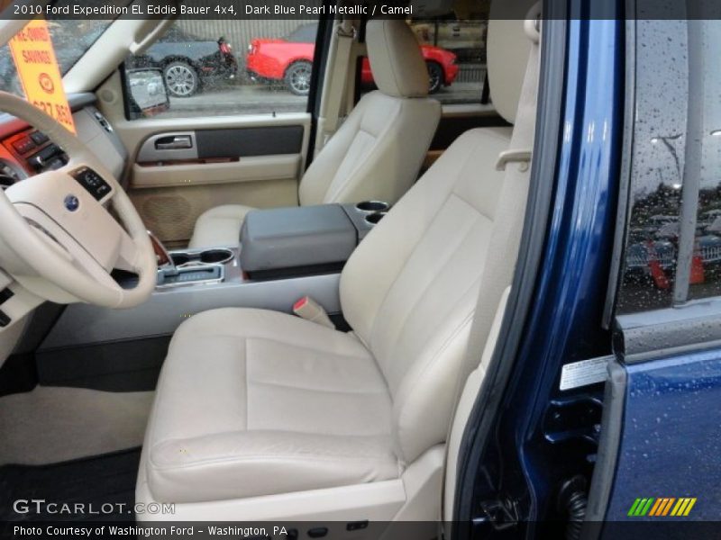 Dark Blue Pearl Metallic / Camel 2010 Ford Expedition EL Eddie Bauer 4x4
