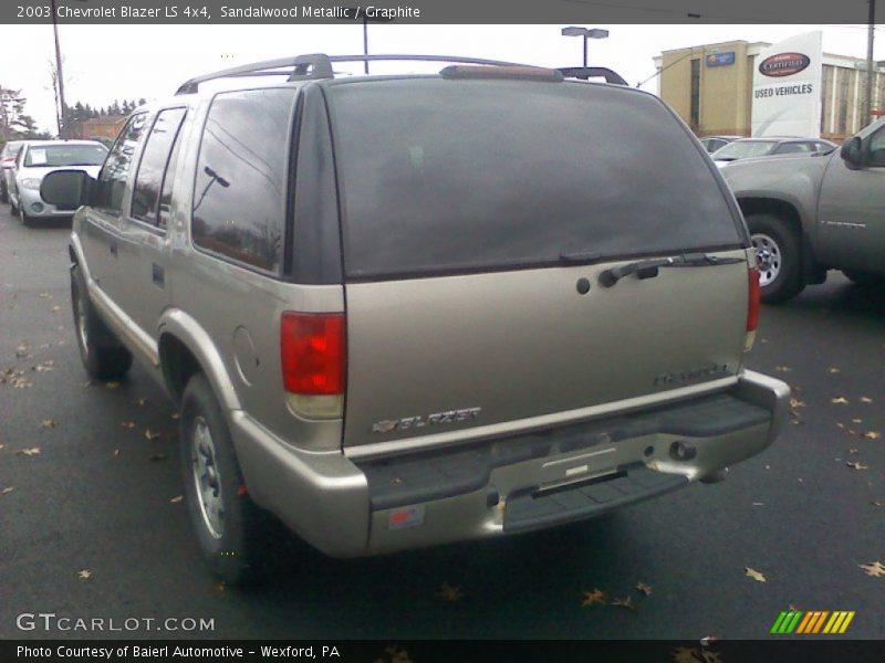 Sandalwood Metallic / Graphite 2003 Chevrolet Blazer LS 4x4